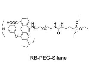 罗丹明PEG硅烷RB-PEG-Silane，RB-PEG-SIL,罗丹明聚乙二醇硅烷 